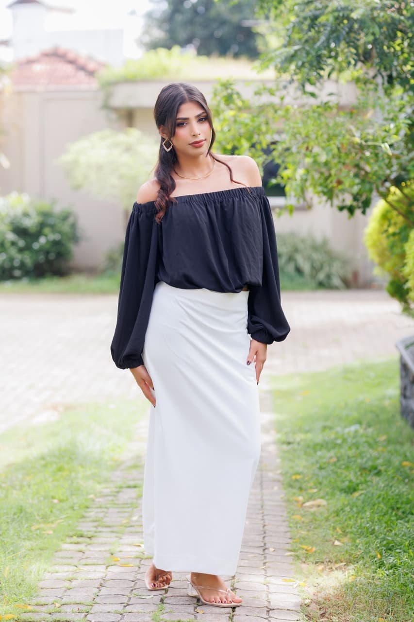 Black Blank Space Top 2